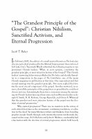 Research paper thumbnail of 'The Grandest Principle of the Gospel': Christian Nihilism, Sanctified Activism, and Eternal Progression"