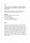 Research paper thumbnail of Conceito de novidade e de originalidade para o Desenho Industrial: um estudo envolvendo a indústria calçadista de Três Coroas, no Estado do Rio Grande do …