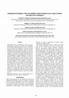 Research paper thumbnail of Imaging Brain Regions with Susceptibility-induced Signal Losses using Gradient and Spin Echo Techniques