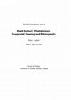 Research paper thumbnail of Plant Sensory Photobiology: Suggested Reading and Bibliography