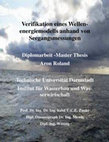 Research paper thumbnail of Verifikation eines Wellen-energiemodells anhand von Seegangsmessungen