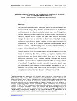 Research paper thumbnail of MUSICAL SIGNIFICATION AND THE DEFINITION OF CINEMATIC “SPACES”: GUS VAN SANT’S “DEATH TRILOGY” 