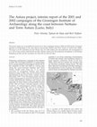 Research paper thumbnail of The Astura project, interim report of the 2001 and 2002 campaigns of the Groningen Institute of Archaeology along the coast between Nettuno and Torre Astura (Lazio, Italy)