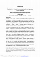 Research paper thumbnail of PhD Proposal