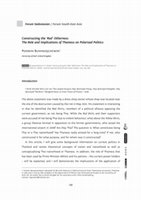 Research paper thumbnail of Constructing the ‘Red’ Otherness: The Role and Implications of Thainess on Polarised Politics