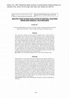 Research paper thumbnail of Neotectonic basin evolution in central-eastern mainland Greece: an overview