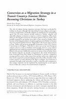 Research paper thumbnail of Conversion in a Transit Country: Iranian Shiites are Becoming Christians in Turkey