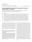 Research paper thumbnail of A novel radioactivity microsensor for high spatial resolution measurements of beta radiation