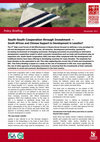 Research paper thumbnail of South-South Cooperation through investment–South African and Chinese support to development in Lesotho?