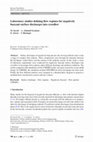 Research paper thumbnail of Laboratory studies deﬁning ﬂow regimes for negatively buoyant surface discharges into crossﬂow