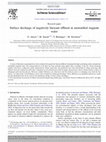 Research paper thumbnail of Surface discharge of negatively buoyant efﬂuent in unstratiﬁed stagnant water