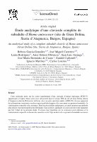 Research paper thumbnail of Étude analytique d'une clavicule complète de subadulte d'Homo antecessor (site de Gran Dolina, Sierra d'Atapuerca, Burgos, Espagne)