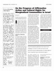 Research paper thumbnail of On the Progress of Affirmative Action and Cultural Rights for Marginalized Communities in Israel