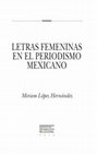 Research paper thumbnail of Letras femeninas en el periodismo mexicano