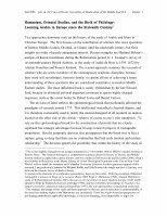 Research paper thumbnail of Humanism, Oriental Studies, and the Birth of Philology: Learning Arabic in Europe since the Sixteenth Century