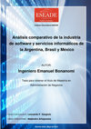 Research paper thumbnail of Análisis comparativo de la industria de software y servicios informáticos de la Argentina, Brasil y México