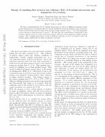 Research paper thumbnail of Energy of vanishing flow in heavy-ion collisions: Role of Coulomb interactions and asymmetry of a reaction