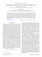 Research paper thumbnail of Elliptical flow and isospin effects in heavy-ion collisions at intermediate energies