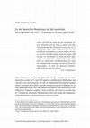 Research paper thumbnail of „Zu den deutschen Reaktionen auf die russischen Revolutionen von 1917 – Einblicke in Politik und Presse“