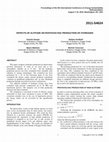 Research paper thumbnail of Effects of Altitude on Photovoltaic Production of Hydrogen