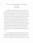 Research paper thumbnail of Conceptual And Linguistic Analysis: A Two-Step Program (penultimate draft)