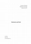 Research paper thumbnail of Modernity & Myth. (Student essay)