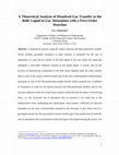 Research paper thumbnail of A Theoretical Analysis of Dissolved-Gas Transfer to the Bulk Liquid in Gas Absorption with a First-Order Reaction 