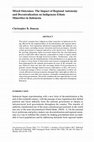 Research paper thumbnail of Duncan, Christopher R.	2007. “Mixed Outcomes: The Effects of Regional Autonomy and Decentralization on Ethnic Minorities in Indonesia.” Development and Change 38(4): 711-733.