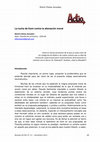 Research paper thumbnail of La lucha de Kant contra la alienación moral (Actio 13, 2011).