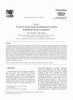 Research paper thumbnail of A review on the latest development of carbon membranes for gas separation