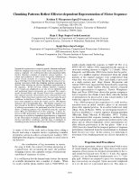 Research paper thumbnail of Chunking Patterns Reflect Effector-Dependent Representation of Motor Sequence