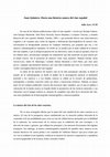 Research paper thumbnail of Juan Quintero. Hacia una historia sonora del cine español