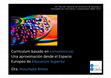 Research paper thumbnail of Currículum basado en competencias Una aproximación desde el Espacio Europeo de Educación Superior