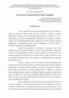 Research paper thumbnail of O Percurso do conceito de Paz: de Kant à atualidade