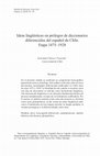 Research paper thumbnail of Ideas lingüísticas en prólogos de diccionarios diferenciales del español de Chile. Etapa 1875–1928