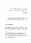 Research paper thumbnail of Indicio liberal de la muerte civil. El proyecto de código de 1821 y la definición del sujeto de derechos