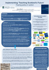 Research paper thumbnail of Teaching Scotland's Future: Tracing policy implementation in action (Poster presented at SERA 2012)