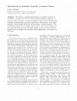 Research paper thumbnail of Introduction to Radiative Transfer of Seismic Waves