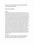 Research paper thumbnail of On some uses and abuses of topology in the social analysis of technology (Or the problem with smart meters)