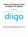 Research paper thumbnail of Guide d'utilisation de base de Diigo et de Diigolet