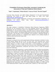 Research paper thumbnail of "Probabilistic Performance Based Risk Assessment Considering the Interaction of Wind and Windborne Debris Hazard". Proceedings of the ATC-SEI Advances in Hurricane Engineering Conference, Miami, USA, October 24-26, 2012