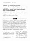 Research paper thumbnail of Synchrotron X-ray absorption spectroscopy and X-ray powder diffraction studies of the structure of johnbaumite [Ca10(AsO4)6(OH,F)2] and synthetic Pb-, Sr- and Ba-arsenate apatites and some comments on the crystal chemistry of the apatite structure type in general