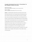 Research paper thumbnail of Geographic and Institutional Factors of the US Housing Bubble: The Role of Regulation, Amenities, and Taxation