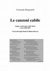 Research paper thumbnail of Le canzoni cabile