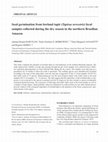 Research paper thumbnail of Seed germination from lowland tapir (Tapirus terrestris) fecal samples collected during the dry season in the northern Brazilian Amazon