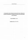 Research paper thumbnail of A Comparative Look at Rwanda and Burundi’s Ethnic, Political and Economic Development in Relation to the IMF and the World Bank from 1970-2012