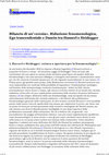 Research paper thumbnail of Bilancio di un'"eresia". Riduzione fenomenologica, Ego trascendentale e Dasein tra Husserl e Heidegger, Dialegesthai