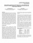 Research paper thumbnail of First principal modeling of the pyrolysis of a thick biomass slab exposed to thermal radiation: a transient study for tar, char and hydrocarbon formation