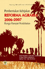 Research paper thumbnail of Pembentukan Kebijakan Reforma Agraria 2006-2007: Bunga Rampai Perdebatan