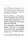 Research paper thumbnail of Herranz Loncán, Alfonso, 2009, Infraestructuras y crecimiento económico en España (1850-1935).